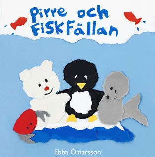 Pirre och fiskfällan – omslag till ljudboken av Ebba Ómarsson Dagsdotter