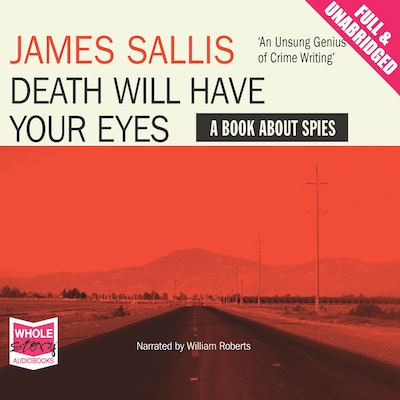 Death Will Have Your Eyes – omslag til lydbogen af James Sallis