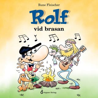 Rolf vid brasan