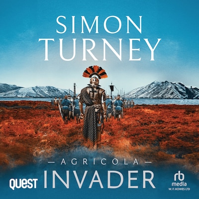 Agricola: Invader – omslag til lydbogen af Simon Turney