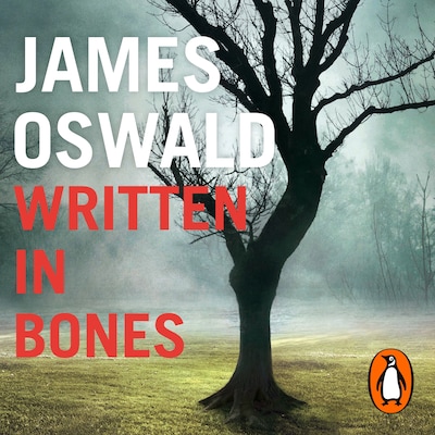 Written in Bones – omslag til lydbogen af James Oswald