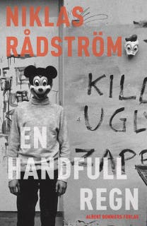 En handfull regn – omslag till ljudboken av Niklas Rådström