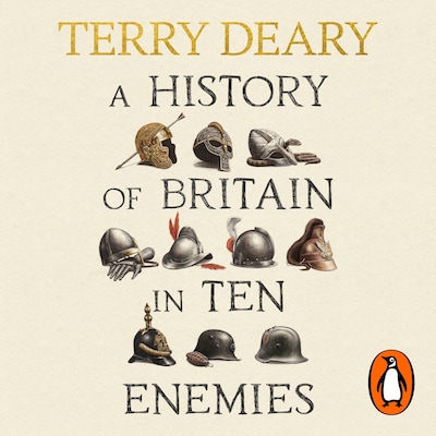 A History of Britain in Ten Enemies – omslag til lydbogen af Terry Deary