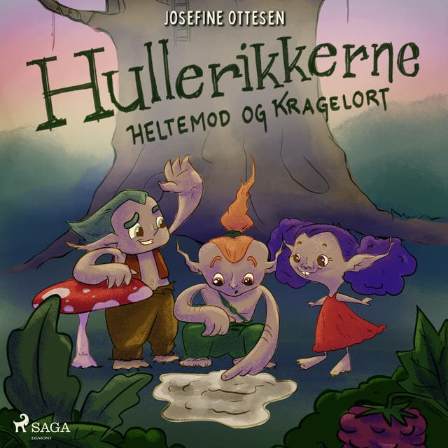 Hullerikkerne 1. Heltemod og kragelort – omslag til lydbogen af Josefine Ottesen