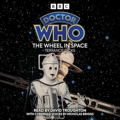 Doctor Who: The Wheel In Space – omslag til lydbogen af Terrance Dicks