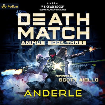 Death Match – omslag til lydbogen af Joshua Anderle, Michael T Anderle