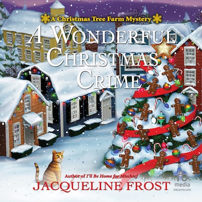 A Wonderful Christmas Crime – omslag til lydbogen af Jacqueline Frost