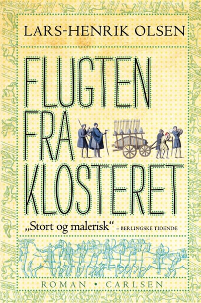 Flugten fra klosteret – omslag til lydbogen af Lars-Henrik Olsen