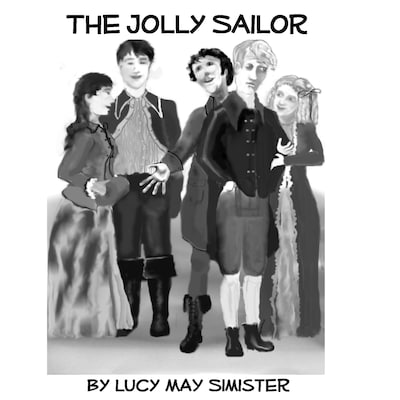 The Jolly Sailor – omslag til lydbogen af Lucy Simister