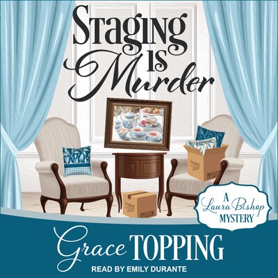 Staging is Murder – omslag til lydbogen af Grace Topping