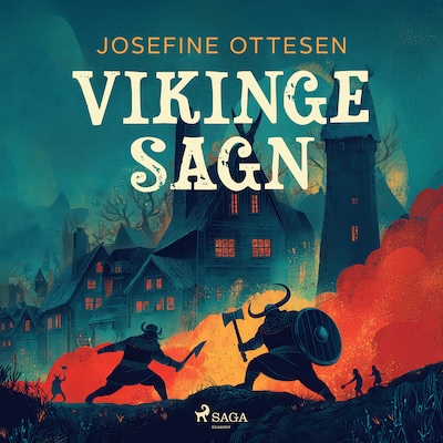 Vikingesagn – omslag til lydbogen af Josefine Ottesen
