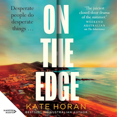 On the Edge – omslag til lydbogen af Kate Horan