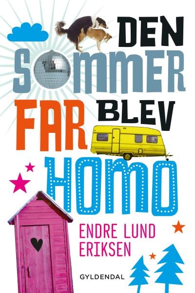 Den sommer far blev homo – omslag til lydbogen af Endre Lund Eriksen