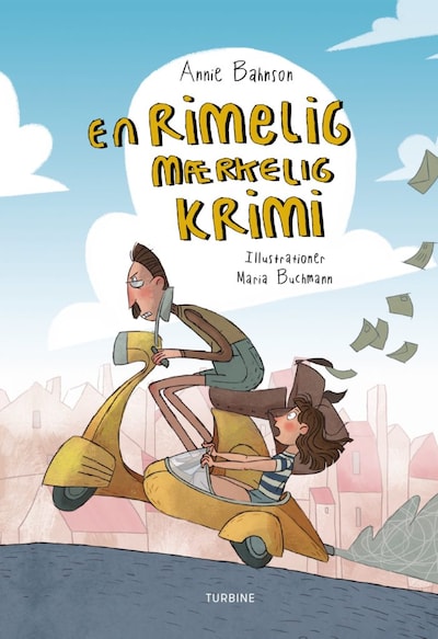 En rimelig mærkelig krimi – omslag til lydbogen af Annie Bahnson