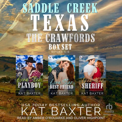Saddle Creek, TX: The Crawfords Box Set #2 – omslag til lydbogen af Kat Baxter