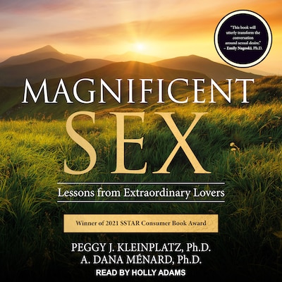 Magnificent Sex – omslag til lydbogen af Peggy J. Kleinplatz, PhD, A. Dana Ménard, PhD