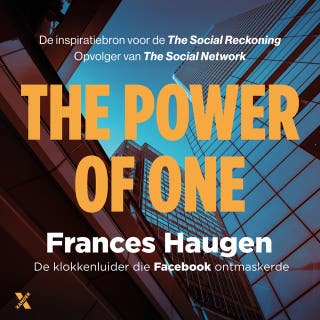 The Power of One – omslag van het luisterboek van Frances Haugen