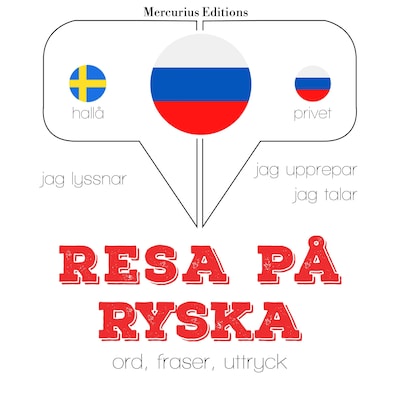 Resa på ryska – omslag till ljudboken av JM Gardner
