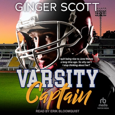 Varsity Captain – omslag til lydbogen af Ginger Scott