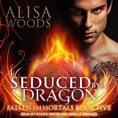 Seduced by a Dragon – omslag til lydbogen af Alisa Woods