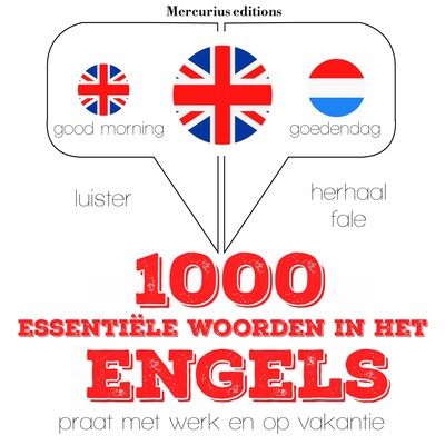 1000 essentiële woorden in het Engels – omslag van het luisterboek van JM Gardner