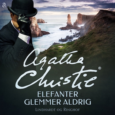 Elefanter glemmer aldrig – omslag til lydbogen af Agatha Christie