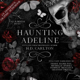 Haunting Adeline – omslag till ljudboken av H.D. Carlton