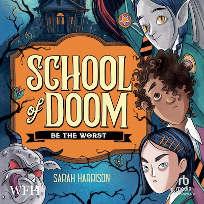 School of Doom – omslag til lydbogen af Sarah Harrison