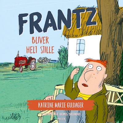 Frantz-bøgerne (5) - Frantz bliver helt stille – omslag til lydbogen af Katrine Marie Guldager