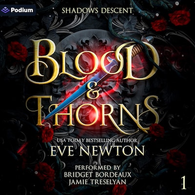 Blood & Thorns – omslag til lydbogen af Eve Newton