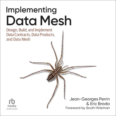 Implementing Data Mesh – omslag til lydbogen af Jean-Georges Perrin, Eric Broda