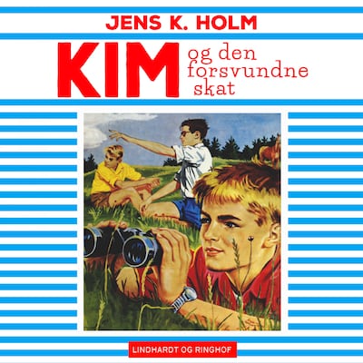 Kim og den forsvundne skat – omslag til lydbogen af Jens K. Holm