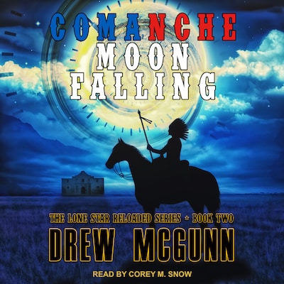 Comanche Moon Falling – omslag til lydbogen af Drew McGunn