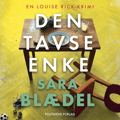 Den tavse enke – omslag til lydbogen af Sara Blædel