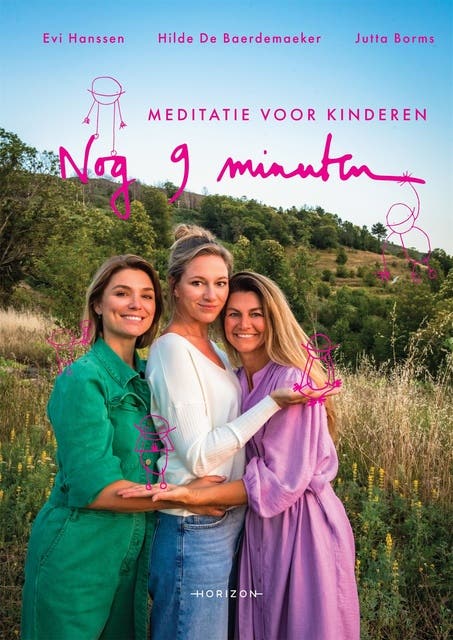 Nog 9 minuten: meditatie voor kinderen – omslag van het luisterboek van Evi Hanssen,Hilde De Baerdemaeker,Jutta Borms