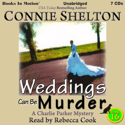 Weddings Can Be Murder – omslag til lydbogen af Connie Shelton
