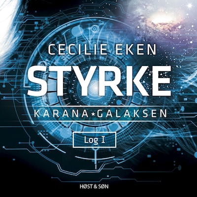 Karanagalaksen I. Styrke – omslag til lydbogen af Cecilie Eken