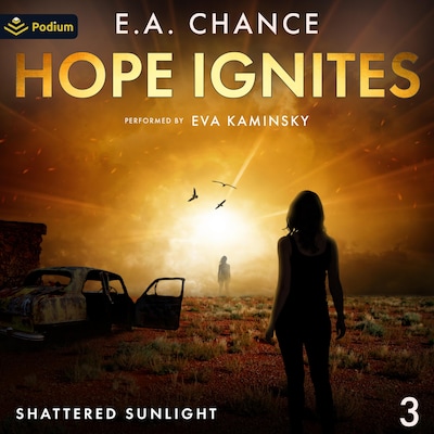 Hope Ignites – omslag til lydbogen af E.A. Chance