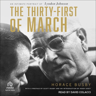 The Thirty-First of March – omslag til lydbogen af Horace Busby