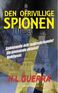 Den ofrivillige spionen – omslag till ljudboken av H.L. Guerra
