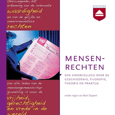 Mensenrechten – omslag van het luisterboek van Bart Stapert