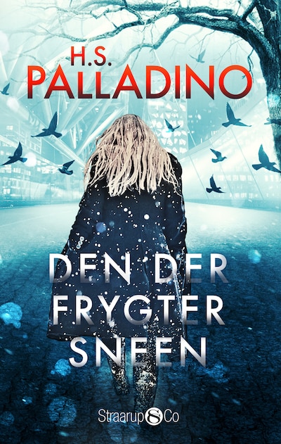Den der frygter sneen – omslag til lydbogen af Hilde S. Palladino