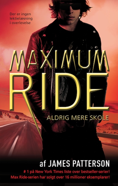 Maximum Ride 2 - Aldrig mere skole – omslag til lydbogen af James Patterson