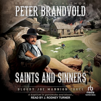Saints and Sinners – omslag til lydbogen af Peter Brandvold