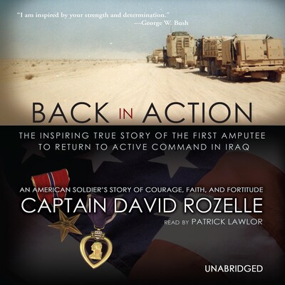 Back in Action – omslag til lydbogen af David Rozelle