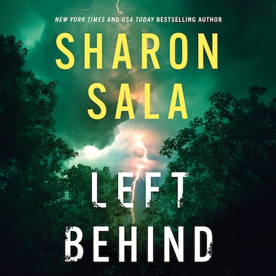 Left Behind – omslag til lydbogen af Sharon Sala