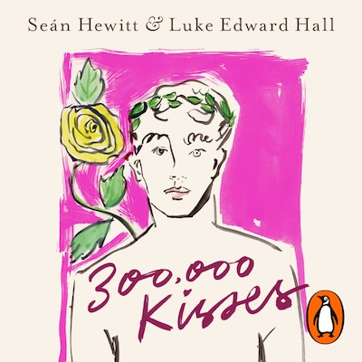 300,000 Kisses – omslag til lydbogen af Luke Edward Hall, Seán Hewitt