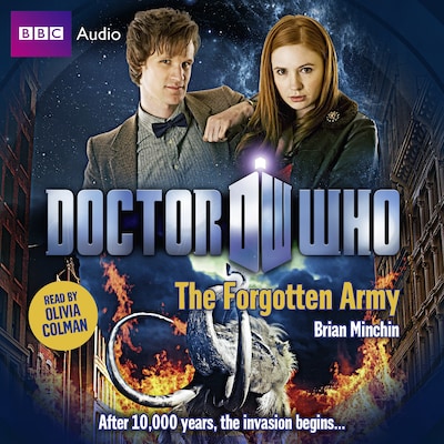 Doctor Who: The Forgotten Army – omslag til lydbogen af Brian Minchin