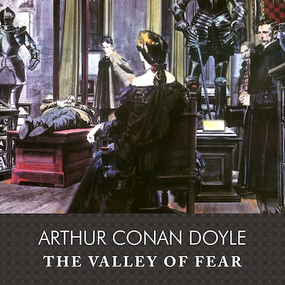 The Valley of Fear, with eBook – omslag til lydbogen af Arthur Conan Doyle