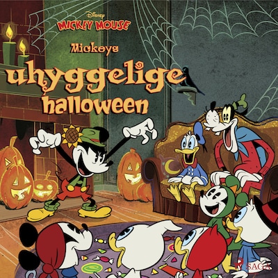 Mickeys uhyggelige halloween – omslag til lydbogen af Disney